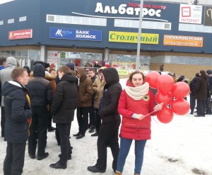Курсанты стали участниками молодежного флэшмоба